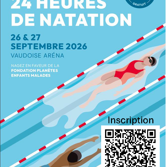 🏊‍♂️ Nageons ensemble pendant les 24 heures de natation !